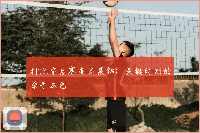 科比季后赛高光集锦:关键时刻的杀手本色